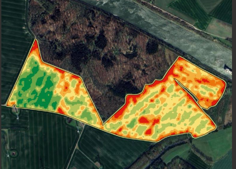 SPAD imagery in Germany of Status treated plots